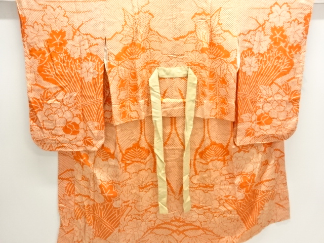 Japanese Kimono / Chirimen Kinsha Silk
